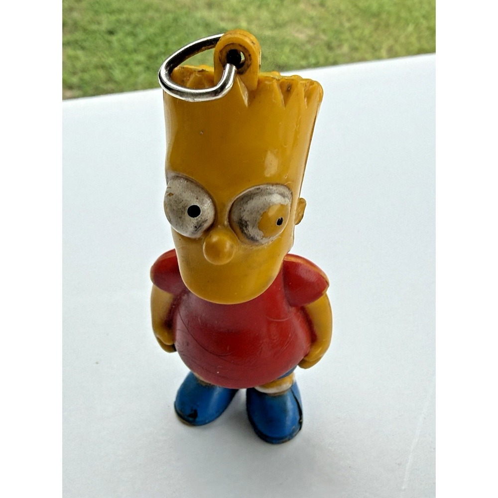 Character Keychain Roger Rabbit Tweety Pebbles Garfield Exxon Tiger Bart Simpson - Picture 4 of 12